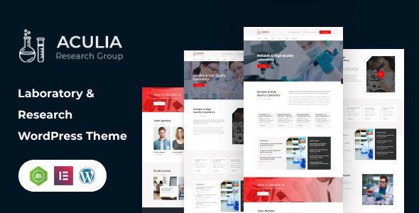 Gallery image of Aculia | Laboratory & Research WordPress Theme