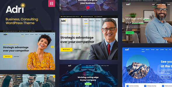 Gallery image of Adri - Business and Consulting WordPress Theme