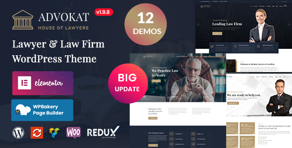 Gallery image of Advokat - Lawyer & Law Firm WordPress Theme