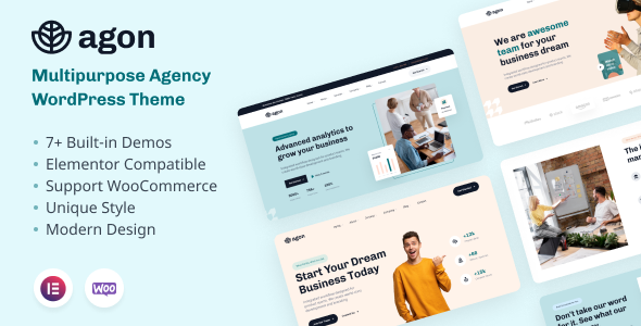 Gallery image of Agon - Multipurpose Agency WordPress Theme