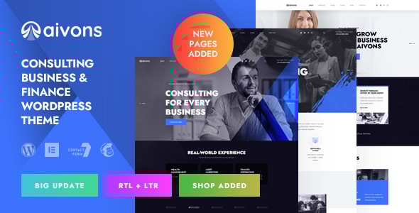 Gallery image of Aivons - Business Consulting WordPress Theme