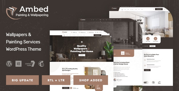 Gallery image of Ambed - Wallpapers & Painting Services WordPress Theme