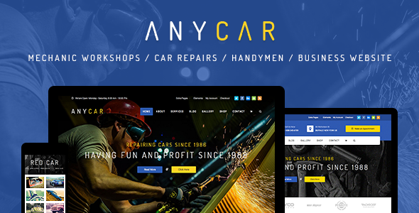 Gallery image of AnyCar - Automotive, Dealership WordPress Theme