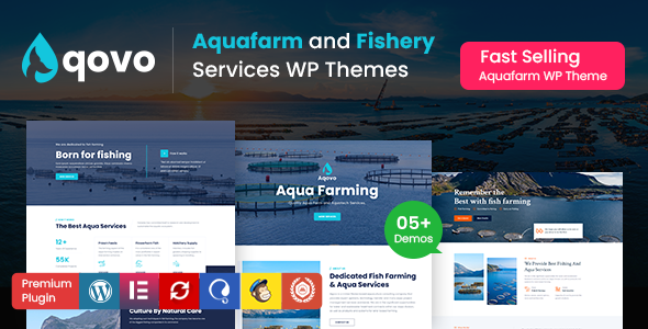 Gallery image of Aqovo - Aqua Farm & Fishery Services WordPress Theme