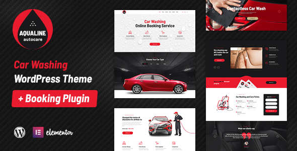 Gallery image of Aqualine - Car Washing Service with Booking System WordPress Theme