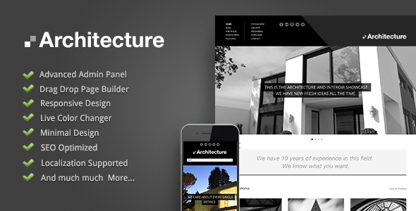 Gallery image of Architecture - WordPress Theme