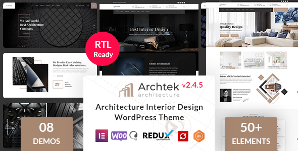 Gallery image of Archtek - Architecture Interior Design WordPress Theme