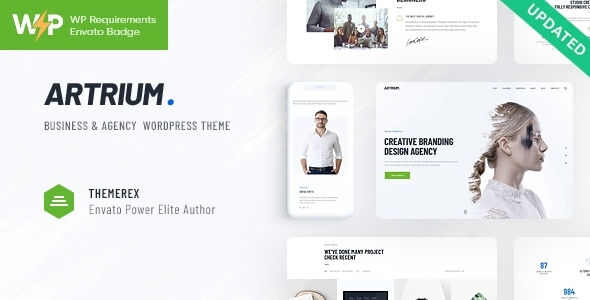 Gallery image of Artrium | Creative Agency & Web Studio WordPress Theme