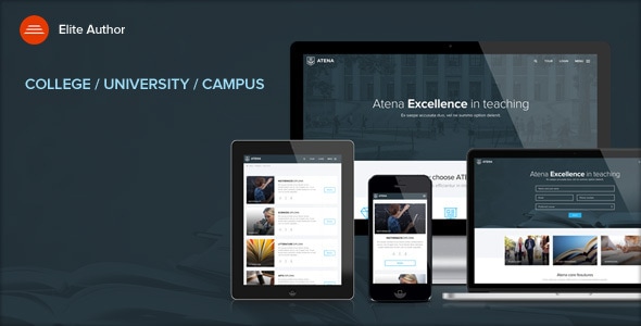 Gallery image of ATENA - College, University and Campus WordPress Theme