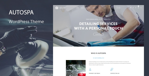 Gallery image of Auto Spa - Car Wash WordPress Theme