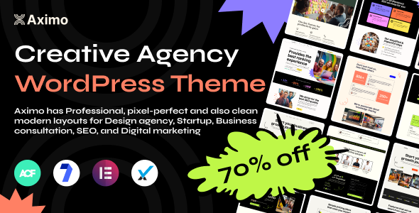 Gallery image of Aximo - Creative Agency WordPress Theme