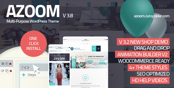 Gallery image of Azoom | Multi-Purpose Theme with Animation Builder