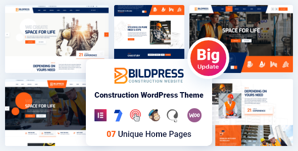 Gallery image of BildPress - Construction WordPress Theme