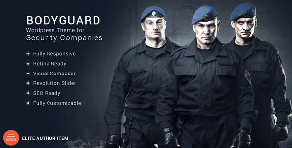 Gallery image of Bodyguard - Security and CCTV WP Theme