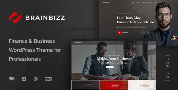 Gallery image of BrainBizz - Finance & Business WordPress Theme