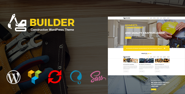 Gallery image of Builder - Construction WordPress Theme