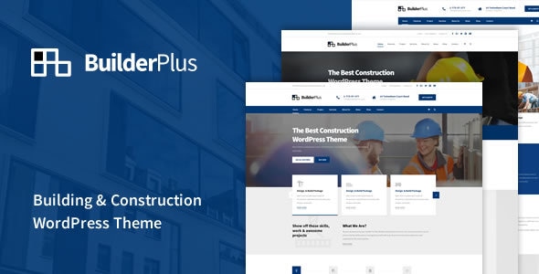 Gallery image of BuilderPlus - Building & Construction WordPress Theme