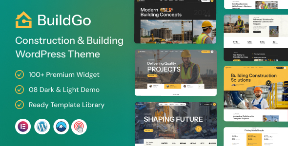 Gallery image of BuildGo - Construction WordPress Theme