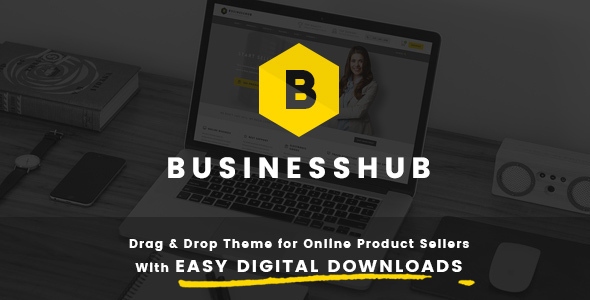 Gallery image of Business Hub | Responsive WordPress Theme For Online