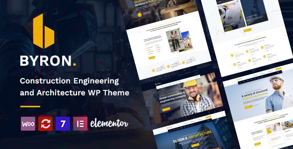 Gallery image of Byron | Construction and Engineering WordPress Theme