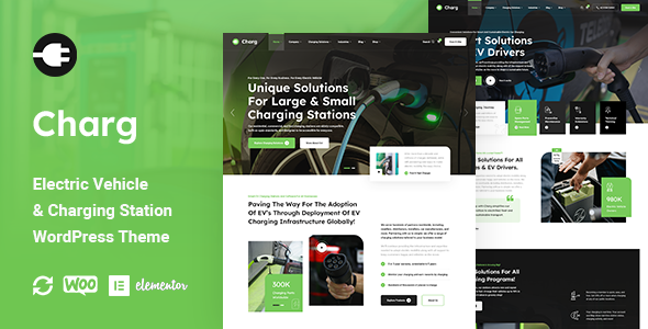 Gallery image of Charg - Electric Vehicle & Charging Station WordPress Theme