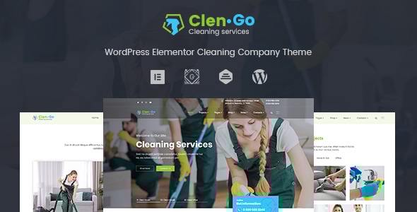 Gallery image of Clengo - Cleaning Company WordPress Theme