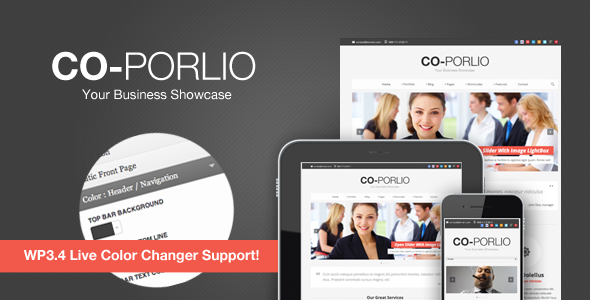 Gallery image of Co-Porlio: Feature Rich WordPress Theme