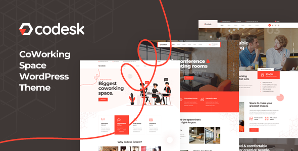 Gallery image of Codesk - Creative Office Space WordPress Theme
