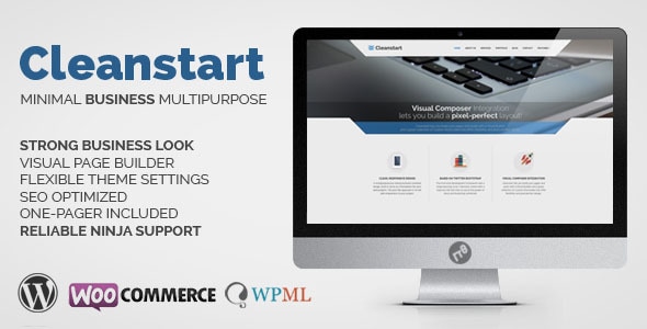 Gallery image of Corporate Business WordPress Theme - Cleanstart