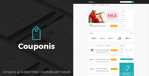 Gallery image of Couponis - Affiliate & Submitting Coupons WordPress Theme