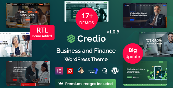 Gallery image of Credio - Business and Finance WordPress