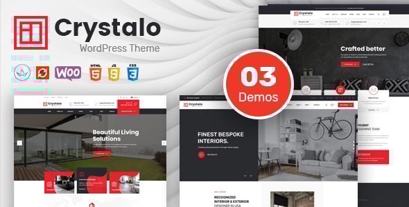 Gallery image of Crystalo - Architecture and Interior Design WordPress Theme