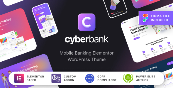 Gallery image of Cyberbank - Business and Finance WordPress Theme