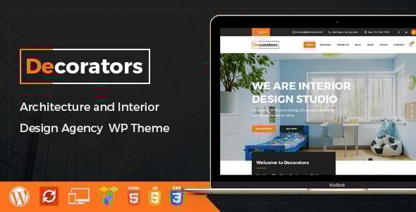 Gallery image of Decorators - WordPress Theme for Architecture & Modern Interior Design Studio