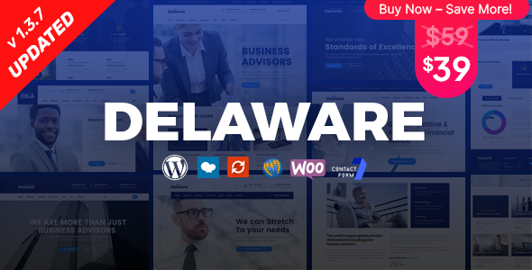 Gallery image of Delaware - Consulting and Finance WordPress Theme
