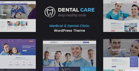 Gallery image of Dental Care - Teeth Clinic WordPress Theme