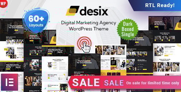 Gallery image of Desix - Digital Agency WordPress Theme