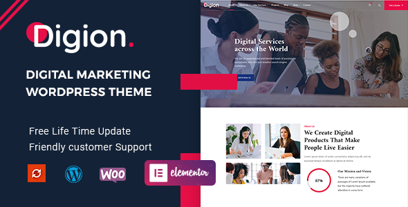 Gallery image of Digion - Online Digital Marketing WordPress Theme