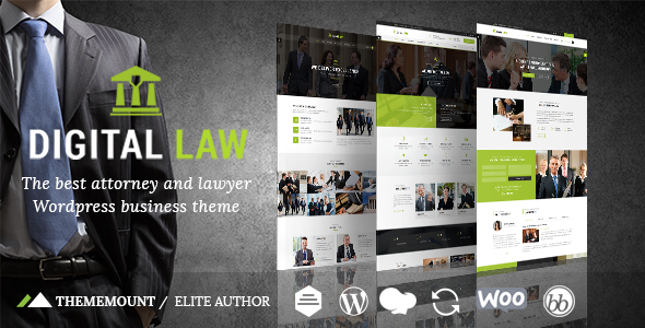 Gallery image of Digital Law | Attorney & Legal Advisor WordPress Theme