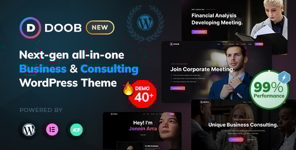 Gallery image of Doob - Business & Consulting WordPress Theme