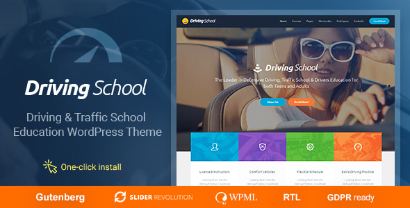 Gallery image of Driving School - Car & Automobile WordPress Theme