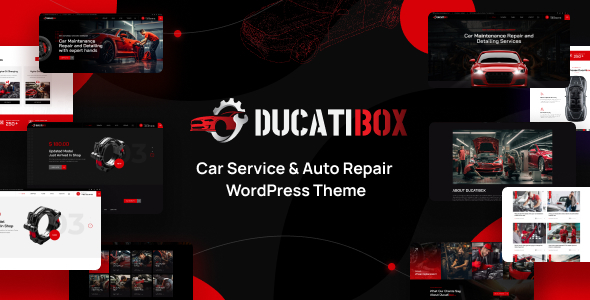 Gallery image of Ducatibox - Car Service & Auto Repair WordPress Theme