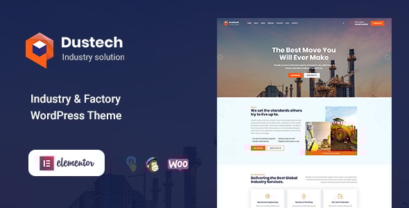 Gallery image of Dustech - Industry & Factory WordPress Theme