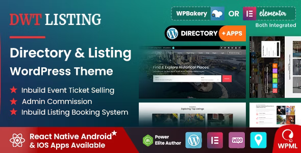 Gallery image of DWT - Directory & Listing WordPress Theme