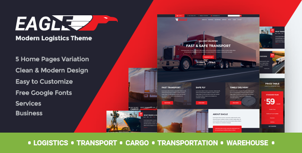 Gallery image of Eagle - Logistics & Transportation WordPress Theme