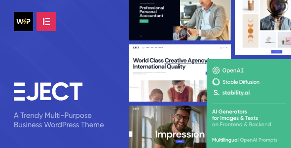 Gallery image of Eject | Web Studio & Creative Agency WordPress Theme