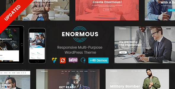 Gallery image of Enormous - Responsive Multi-Purpose WordPress Theme