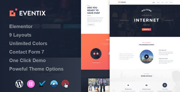 Gallery image of Eventix - Event Landing WordPress Theme