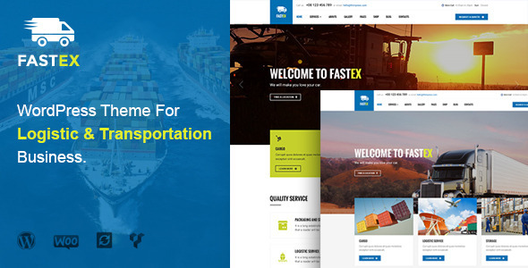 Gallery image of FastEx - Logistics WordPress Theme
