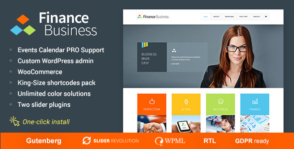 Gallery image of Finance Business - Company Office Corporate Theme